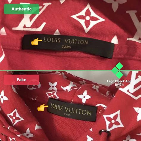 how to tell fake supreme lv hoodie